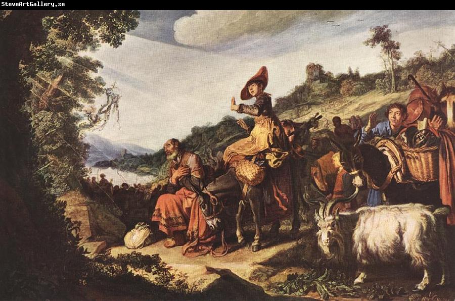LASTMAN, Pieter Pietersz. Abraham's Journey to Canaan sg